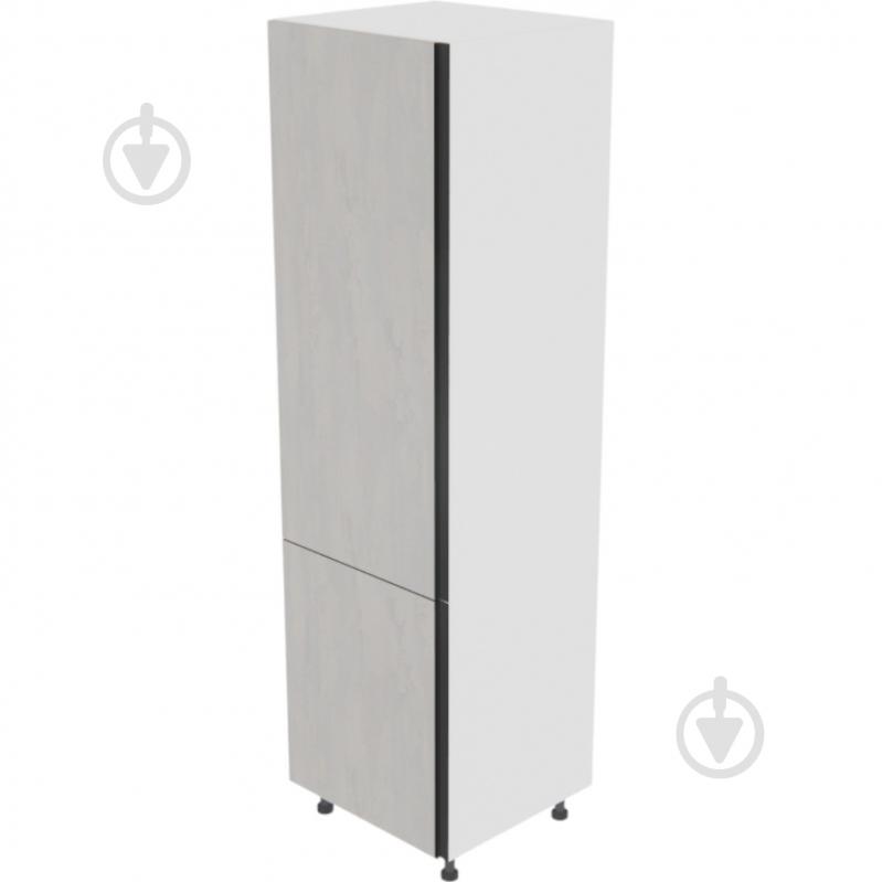 Шафа під холодильник Софі (П 60 Х (720)) шовковий камінь/білий Світ Меблів - фото 1 Шафа під холодильник Софі (П 60 Х (720)) шовковий камінь/білий Світ Меблів - фото 1