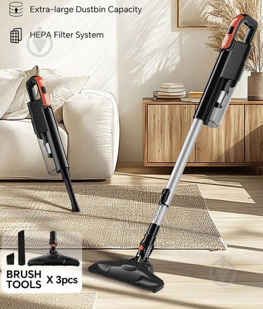 Пилосос ENCHEN Vacuum Cleaner V3 black - фото 17