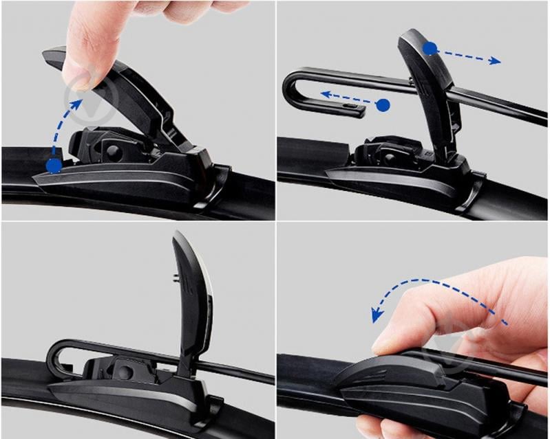 Щітка склоочисника EcoKraft Energy 18" ASE18 – всесезонна, безкаркасна, для легкових авто 450 мм 1 шт. - фото 4 Щітка склоочисника EcoKraft Energy 18" ASE18 – всесезонна, безкаркасна, для легкових авто 450 мм 1 шт. - фото 4