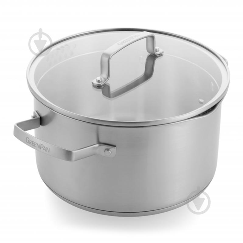 Кастрюля с крышкой GreenPan Chef's Collection, 22 см, 4,76 л (CC007731-001) - фото 1 Кастрюля с крышкой GreenPan Chef's Collection, 22 см, 4,76 л (CC007731-001) - фото 1