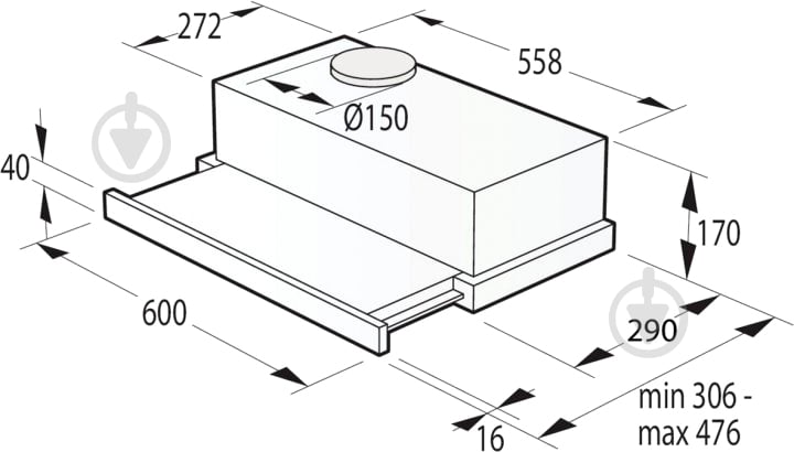 Вытяжка Gorenje TH62E3X - фото 2