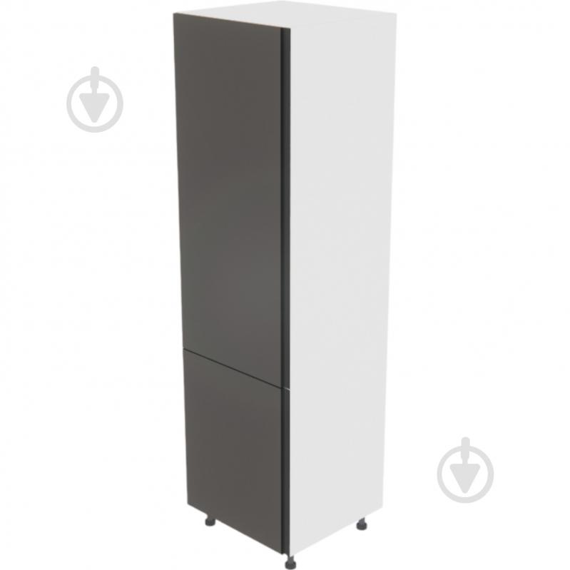 Шафа під холодильник Софі (П 60 Х (720)) графіт сірий/білий Світ Меблів - фото 1 Шафа під холодильник Софі (П 60 Х (720)) графіт сірий/білий Світ Меблів - фото 1