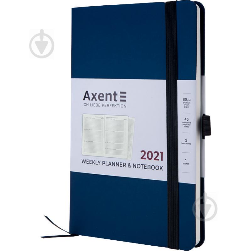 Щотижневик 2021 Partner Soft А5- темний синій Axent 46574 - фото 2