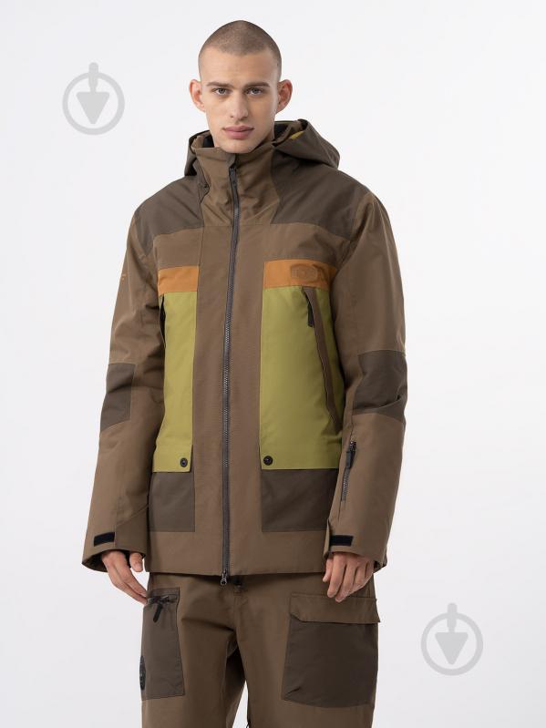 Куртка 4F TECHNICAL JACKET M315 4FAW23TTJAM315-81S р.L коричневая - фото 1