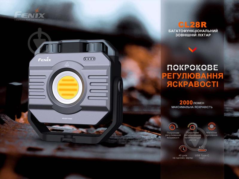 Ліхтар Fenix багатофункціональний CL28R з функцією Powerbank (10 000 mAh) - фото 9