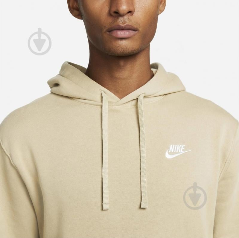 Джемпер Nike NSCLUB HOODIE PO BB BV2654-250 р.M бежевий - фото 3