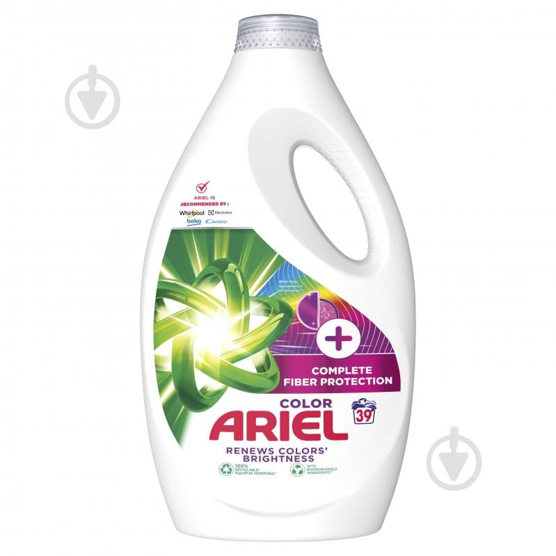 Гель для машинного та ручного прання Ariel Color + Захист волокон 1,95 л - фото 2