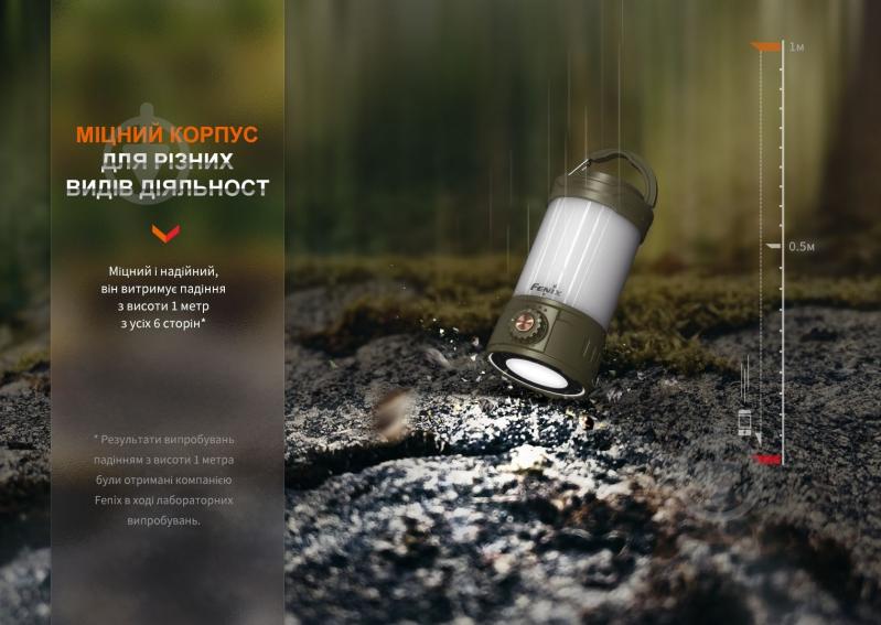 Ліхтар для кемпінгу Fenix CL26R Pro, темно-зелений - фото 9 Ліхтар для кемпінгу Fenix CL26R Pro, темно-зелений - фото 9