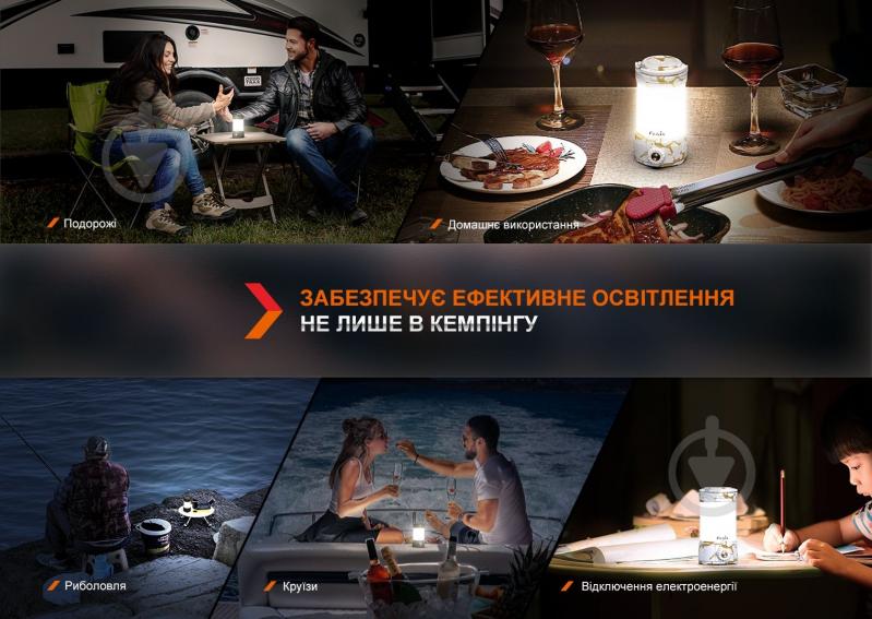 Ліхтар для кемпінгу Fenix CL26R Pro, темно-зелений - фото 14 Ліхтар для кемпінгу Fenix CL26R Pro, темно-зелений - фото 14