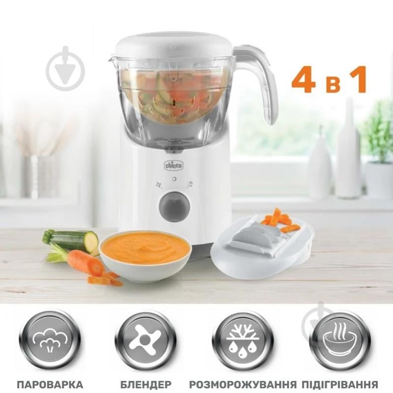 Блендер-пароварка Chicco 4 в 1 "Easy meal" - фото 2