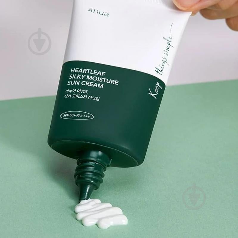 Крем солнцезащитный ANUA для чувствительной кожи лица, SPF 50+ PA++++ 50 мл - фото 2