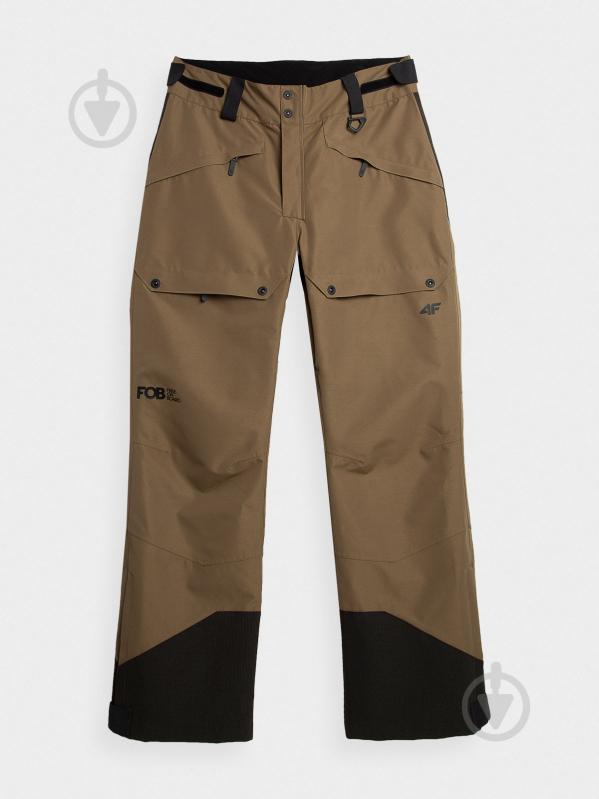 Брюки 4F TROUSERS FNK M345 4FAW23TFTRM345-81S р. M хаки - фото 1