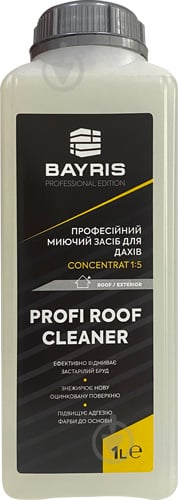 Миючий засіб для оцинкованих поверхонь PROFI ROOF CLEANER 1:5 Bayris 1 л - фото 1