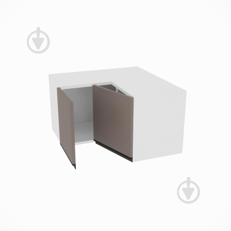 Шкаф Софи (А 60х60 прямой (320) левая) глиняный серый/белый Світ Меблів - фото 2 Шкаф Софи (А 60х60 прямой (320) левая) глиняный серый/белый Світ Меблів - фото 2