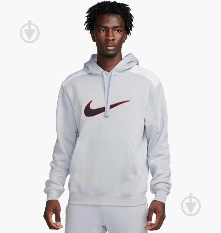 Джемпер Nike NSSP FLC HOODIE BB FN0247-012 р.M сірий - фото 1