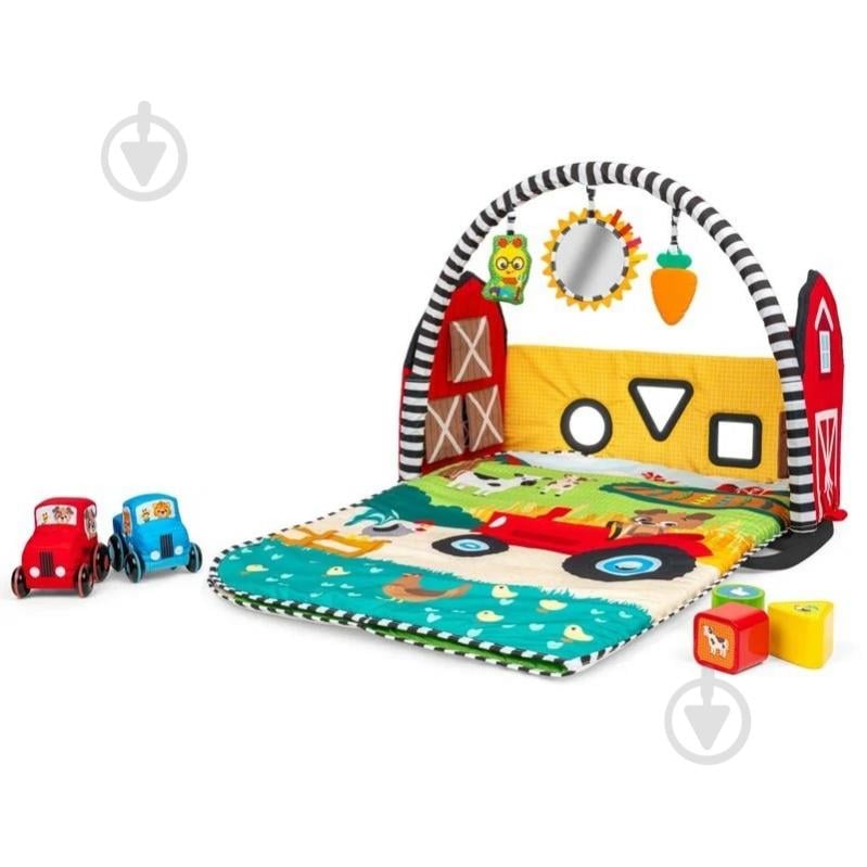 Развивающий коврик Baby Einstein Busy Barnyard 17327 - фото 1