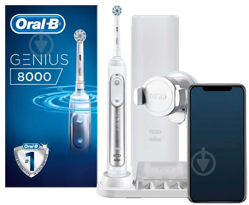 ᐉ Электрическая зубная щетка Oral-B Genius 8000 • Купить в Киеве ...