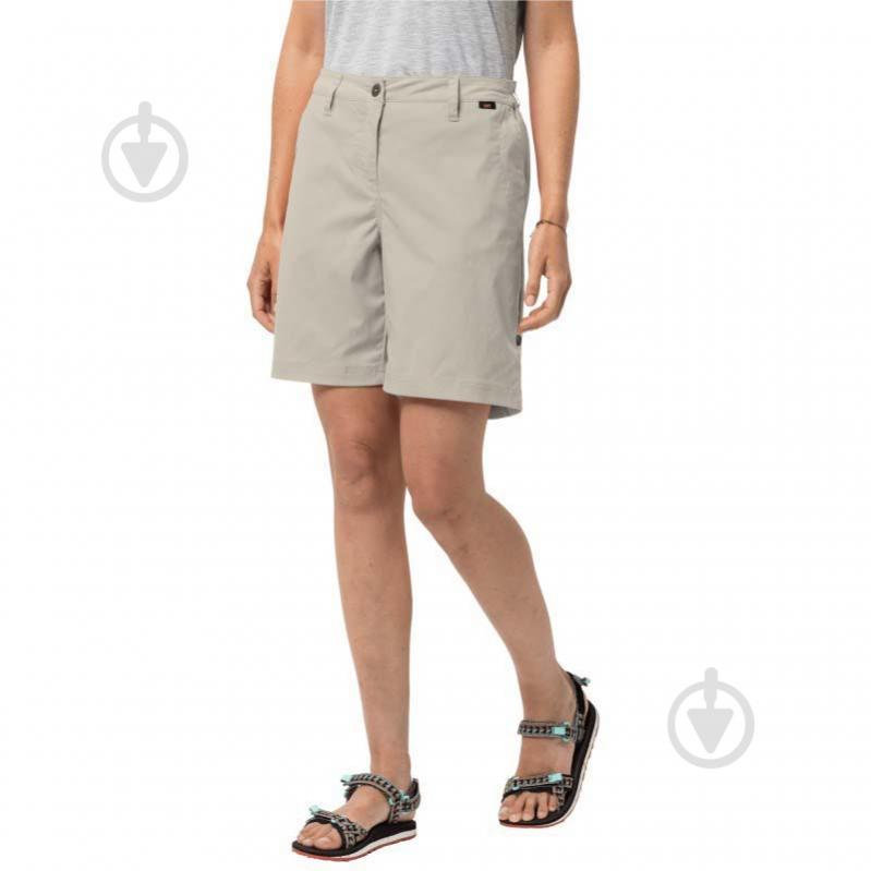 Шорти Jack Wolfskin DESERT SHORTS W 1505311_6260 р. 38 світло-сірий - фото 1