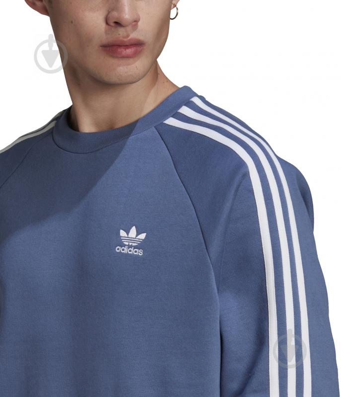 Свитшот Adidas 3-STRIPES CREW GN3482 р. L голубой - фото 5