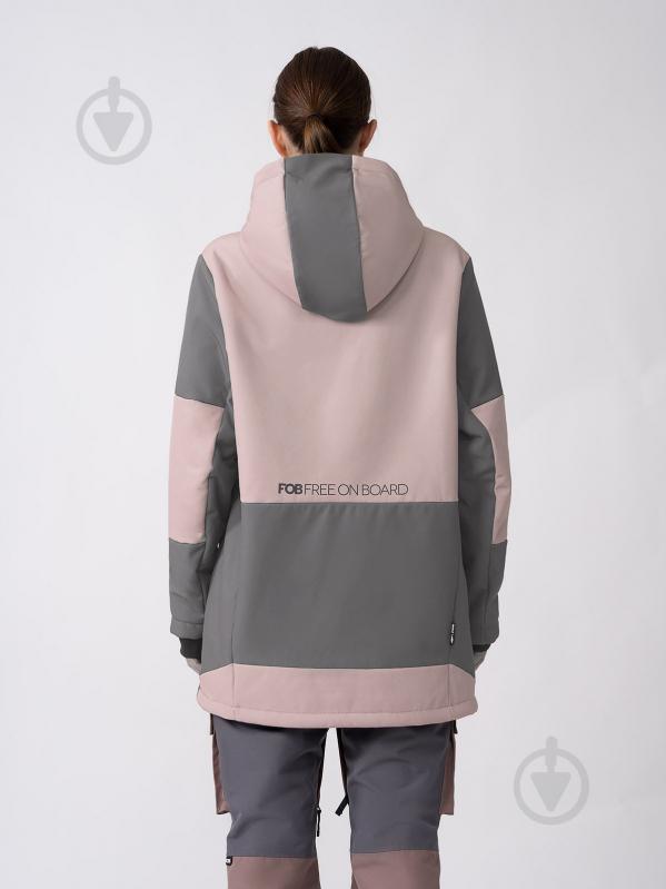 Анорак жіночий 4F SOFTSHELL JACKET F214 4FWAW23TSOFF214-83S р.L рожевий - фото 4