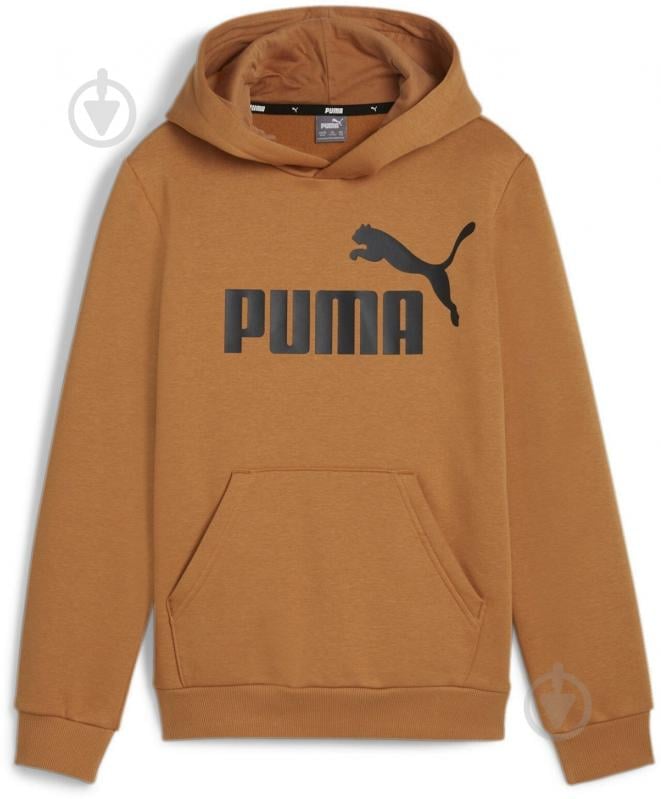 Джемпер Puma ESS Big Logo Hoodie 58696520 р.116 коричневый - фото 1