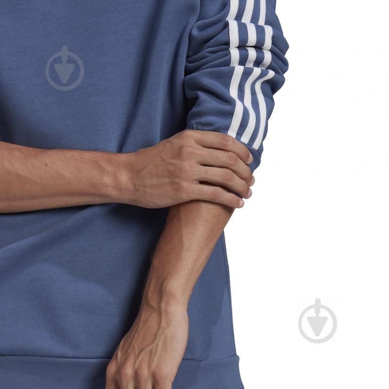 Свитшот Adidas 3-STRIPES CREW GN3482 р. 2XL голубой - фото 6