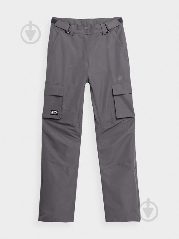 Брюки 4F TROUSERS FNK F390 4FAW23TFTRF390-24S р. XL серый - фото 1