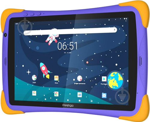 Планшет Prestigio SmartKids Pro 10,1" 3/32GB LTE violet/yellow (PMT4511_4G_E_EU) - фото 2