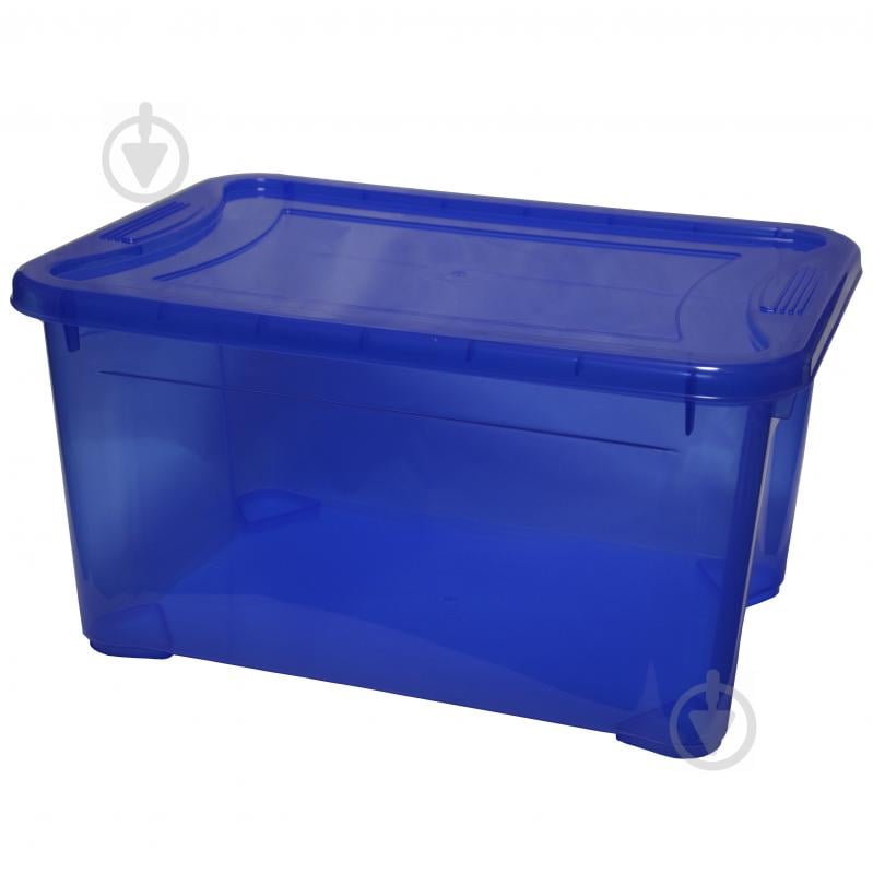 Контейнер для зберігання Ал-Пластик «Easy Box» 14 л синій 380x265x200 мм - фото 4