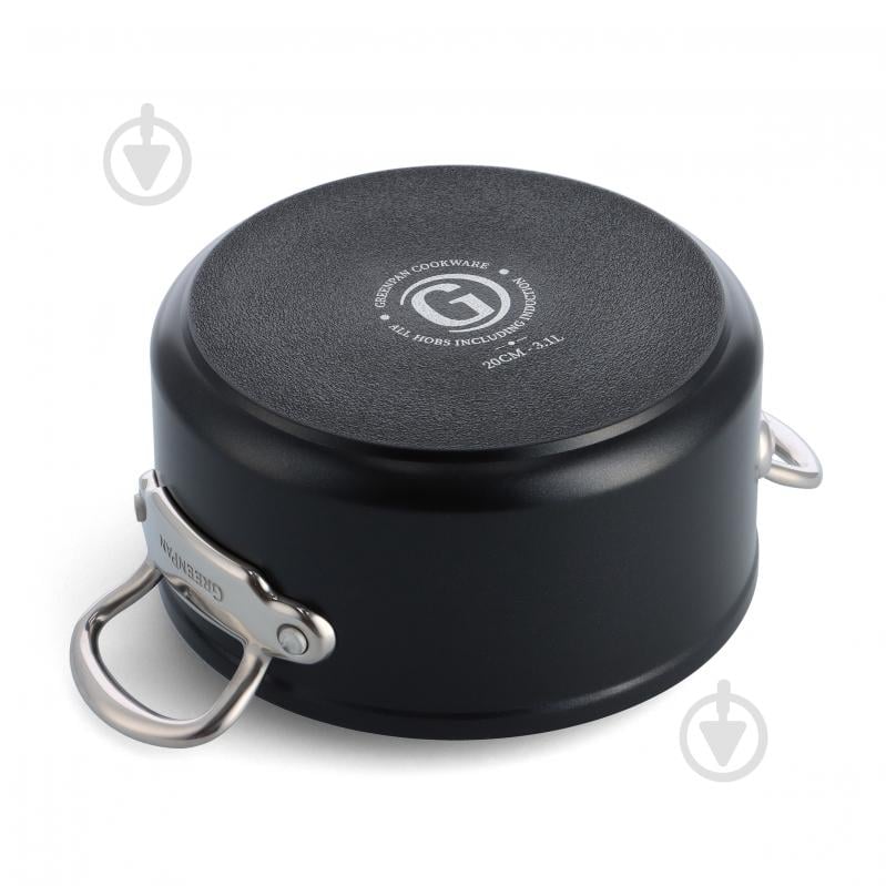 Кастрюля с крышкой GreenPan Barcelona Pro, 24 см, 4,9 л (CC005334-001) - фото 2 Кастрюля с крышкой GreenPan Barcelona Pro, 24 см, 4,9 л (CC005334-001) - фото 2