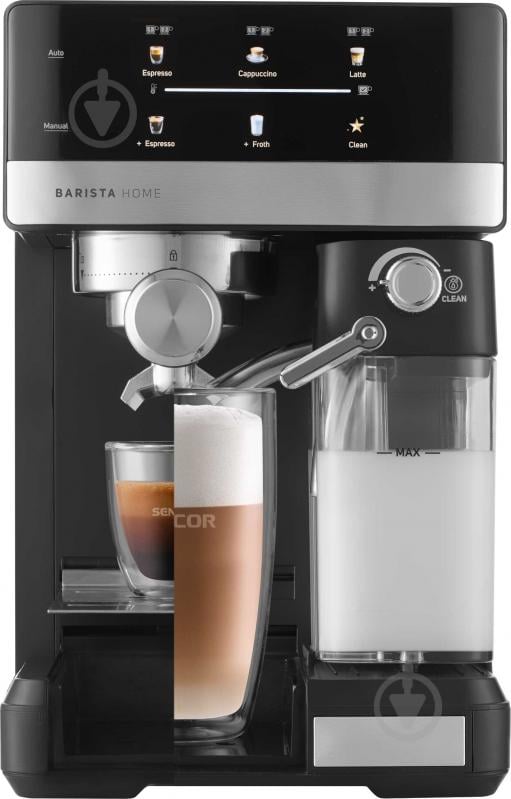 Кофеварка рожковая Sencor SES4060BK - фото 10