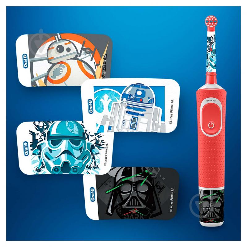 Електрична зубна щітка Oral-B Kids D100 Star Wars - фото 7