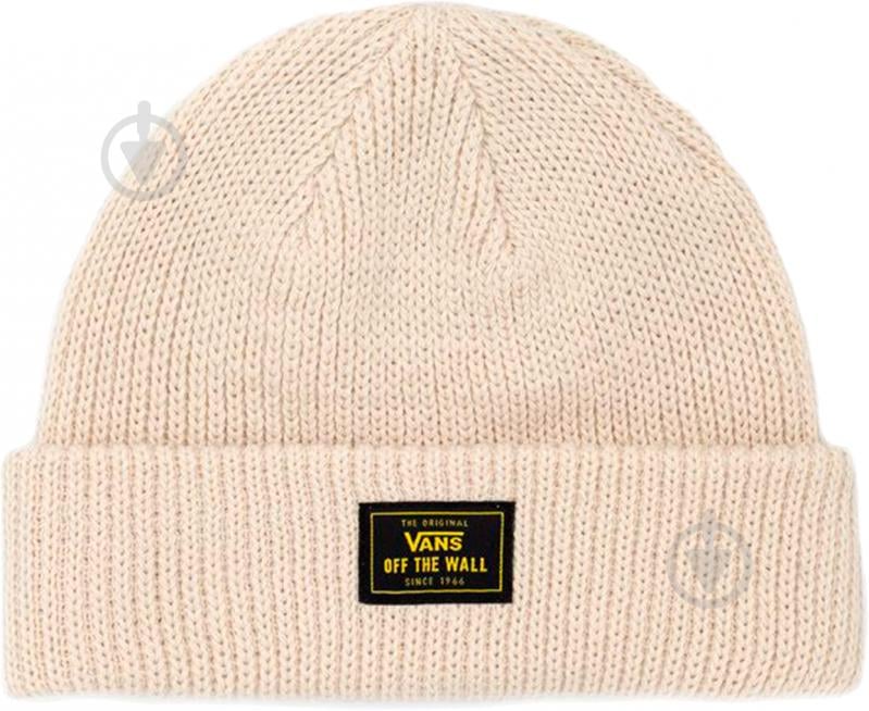 Шапка Vans BRUCKNER CUFF BEANIE VN0A3I5L2N11 р.one size бежевый - фото 1