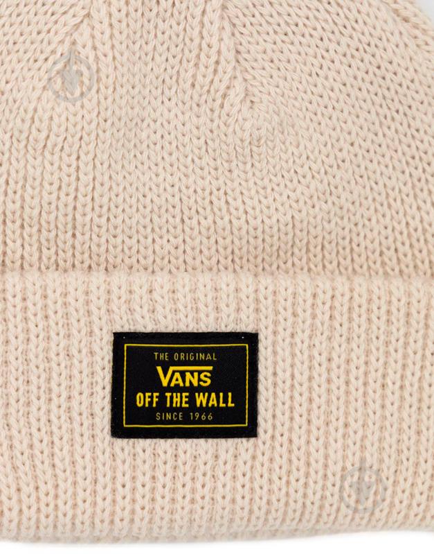 Шапка Vans BRUCKNER CUFF BEANIE VN0A3I5L2N11 р.one size бежевый - фото 2