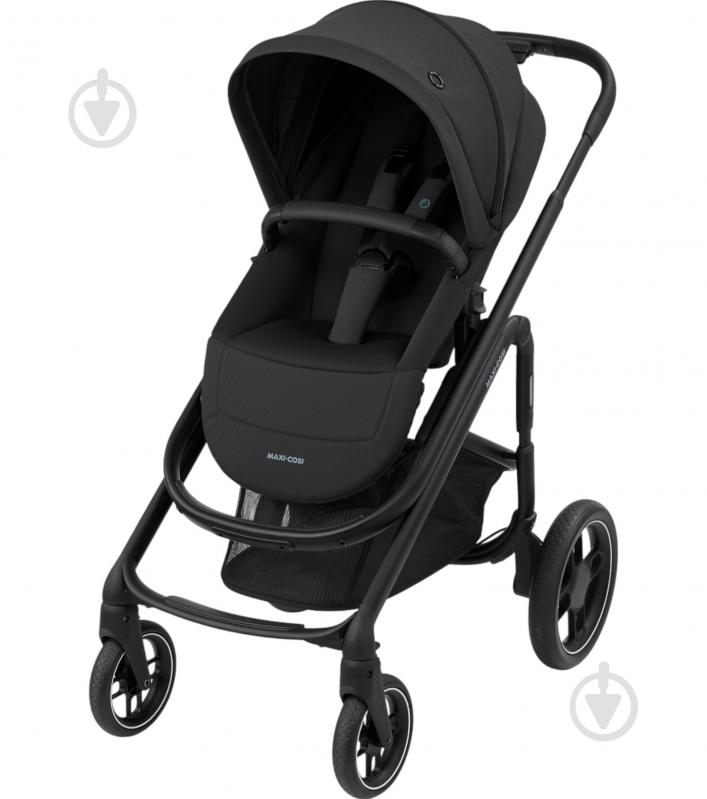 Коляска универсальная 2 в 1 Maxi-Cosi Plaza Plus Essential Black - фото 1