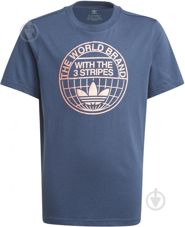 Футболка Adidas TEE GN4127 синий - фото 2