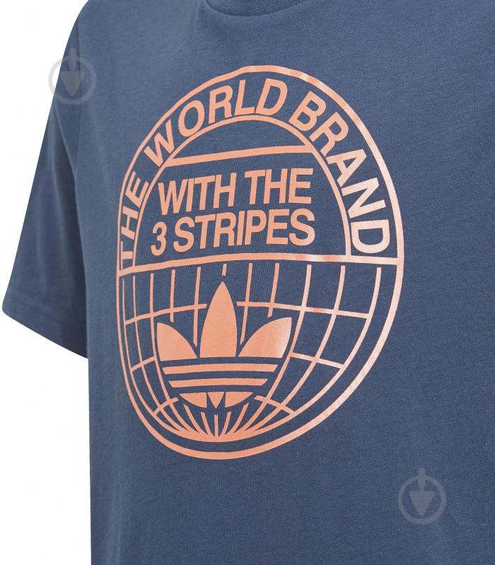 Футболка Adidas TEE GN4127 синий - фото 4