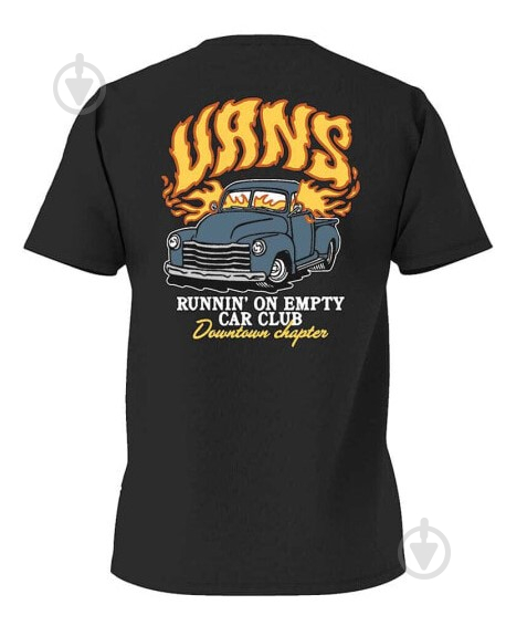 Футболка Vans RUNNING ON EMPTY SS TEE VN0008RKBLK1 р.S черный - фото 2