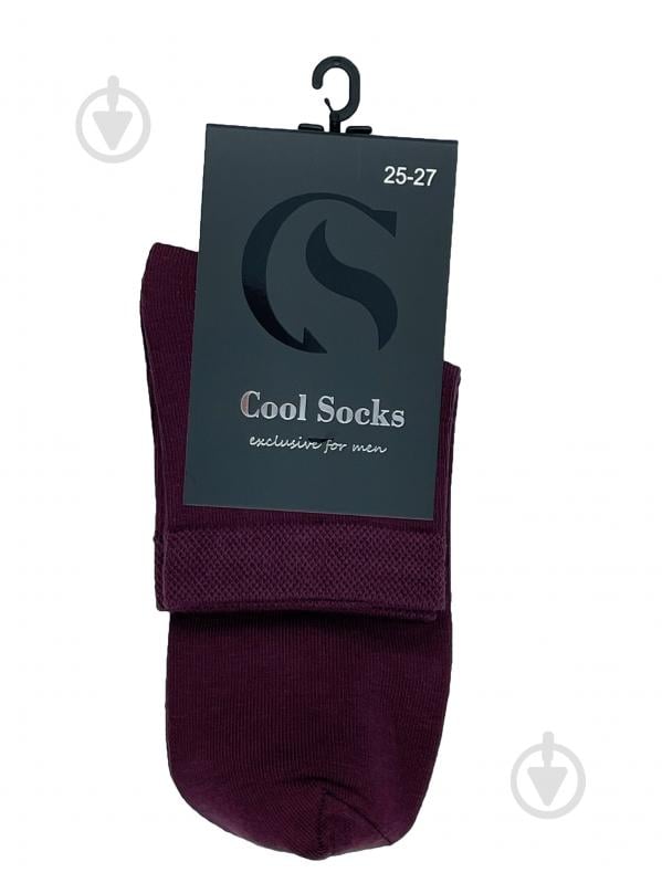 Носки мужские Cool Socks 173013 р.25-27 вишневый - фото 1