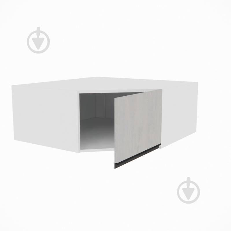 Шкаф Софи (А 90х90 правая) шелковый камень/белый Світ Меблів - фото 2 Шкаф Софи (А 90х90 правая) шелковый камень/белый Світ Меблів - фото 2