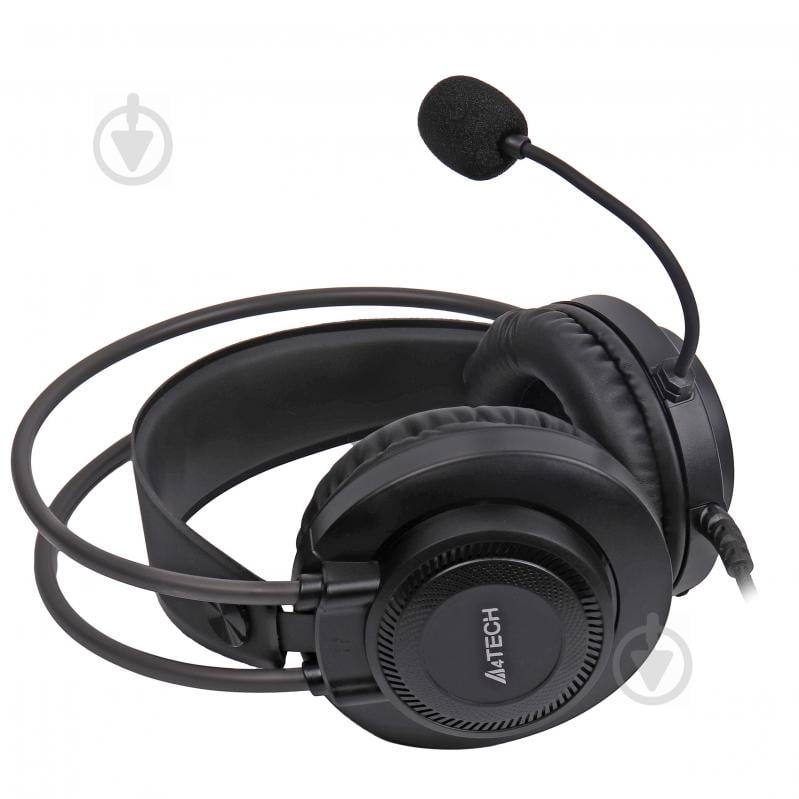 Наушники A4Tech FH200U (Grey) grey (FH200U (Grey)) Fstyler USB Stereo Headphone - фото 2