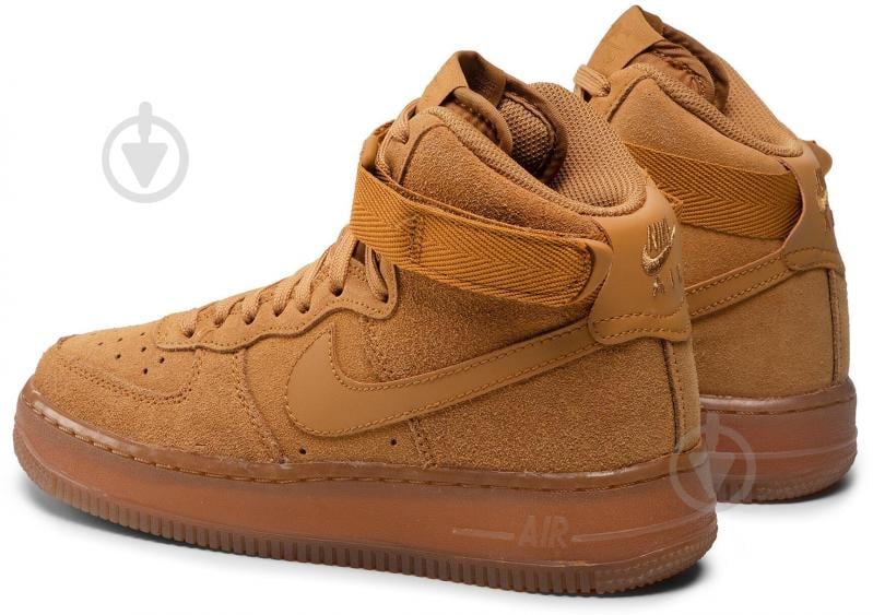 Кросівки дитячі демісезонні Nike AIR FORCE 1 HIGH LE (GS) CK0262-700 р.35,5 коричневі - фото 4