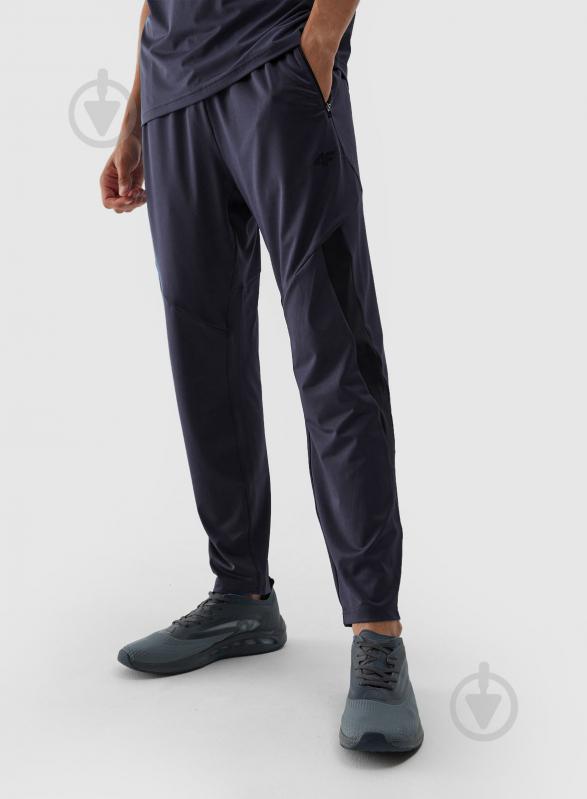 Брюки 4F TROUSERS FNK M351 4FAW23TFTRM351-32S р. S синий - фото 3