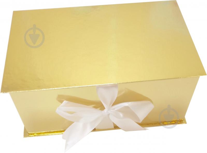 Коробка подарункова FLOCASE 23х15х10 см золото - фото 1