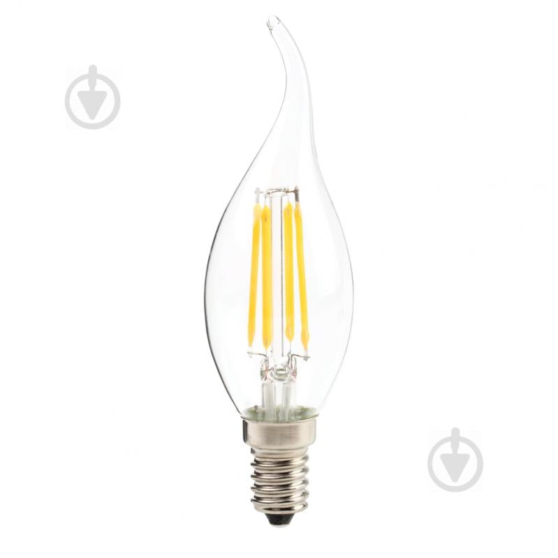 Лампа світлодіодна LightMaster FIL Deco CF37 4,5 Вт E14 2700 К 230 В LB-659 - фото 1