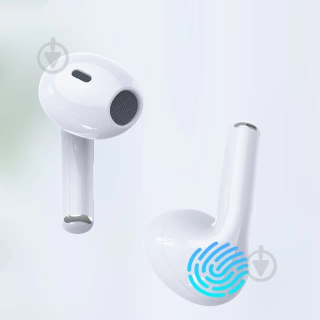 Bluetooth-гарнитура Choetech white (BH-T08) - фото 5