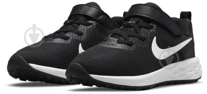 Кроссовки детские демисезонные Nike REVOLUTION 6 NN (PSV) DD1095-003 р.31 черные - фото 6 Кроссовки детские демисезонные Nike REVOLUTION 6 NN (PSV) DD1095-003 р.31 черные - фото 6