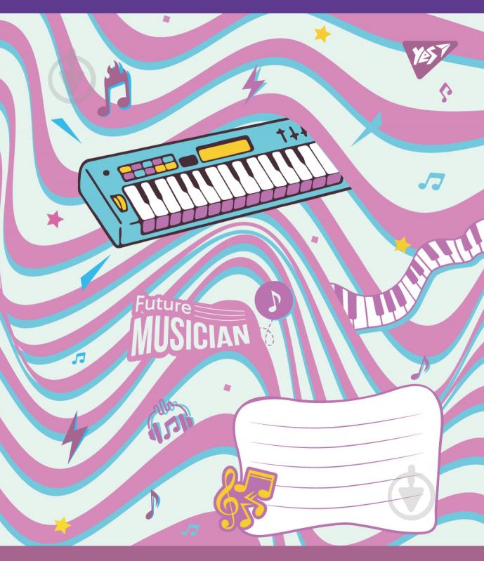 Зошит для нот Music and dreams А5 12 аркушів YES - фото 3 Зошит для нот Music and dreams А5 12 аркушів YES - фото 3