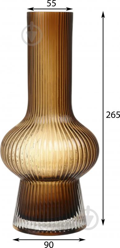 Ваза Sensio Flute 26,5 см SS24-078 - фото 2