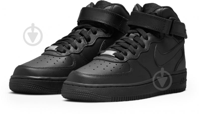 Кроссовки дитячі демісезонні Nike AIR FORCE 1 MID (GS) DH2933-001 р.36,5 черные - фото 3